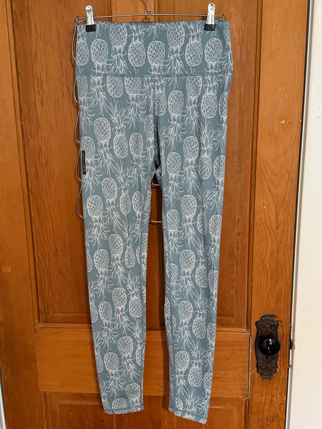 Love Fitness Dusty Blue Pineapple Leggings — image 3 of 6